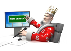 The King is reporting the latest numbers from New Jersey