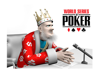 The King is reading the news - WSOP 2014