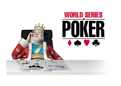 The King is receiving and broadcasting the latest odds to win the 2016 World Series of Poker main event