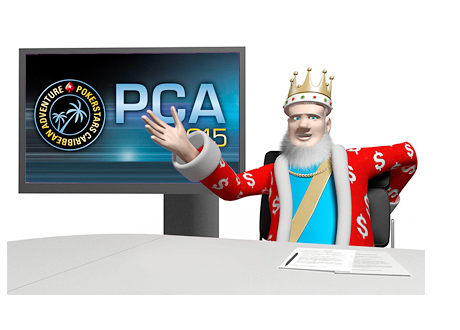 The King reports on the latest from the PCA (Pokerstars Caribbean Adventure) 2015 Tournament from his Studio