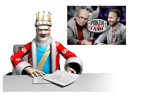 The King is reporting on the WSOP Poker Hall of Fame - Class of 2014 - Daniel Negreanu and Jack McClelland