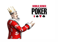 The King is presenting the WSOP logo