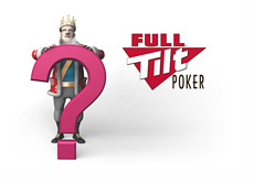 The King next to a question mark and the Full Tilt Poker logo