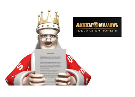 The King Report - Aussie Millions 2015 - The latest tournament news