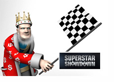 The King presents the final Pokerstars Superstar Showdown score