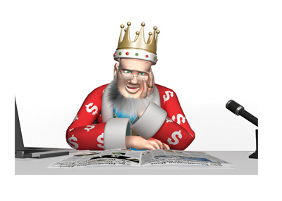 The King is reading the news about the recent situation that took place at the WPT Canadian Spring Championship