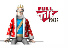 The King is sitting on the wall and giving the latest Full Tilt Poker update