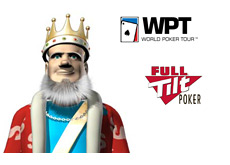 The King next to the WPT and FTP logos