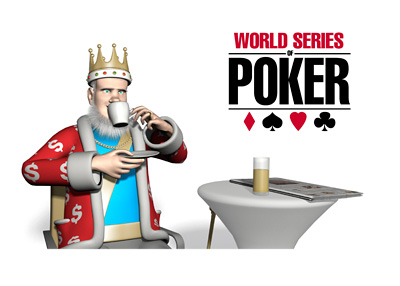 The King is giving the latest WSOP report over a cup of coffee