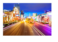 Night Shot of Las Vegas Boulevard