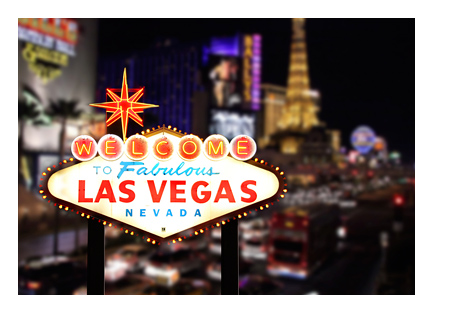 Las Vegas Sign - Mini Size - Boulevard Night Shot