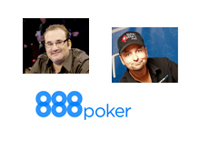 Mike Matusow, Daniel Negreanu and 888 Poker - Collage