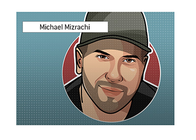The Epic comeback by Michael Mizrachi at the 2025 World Series of Poker. Illustration / Drawing.