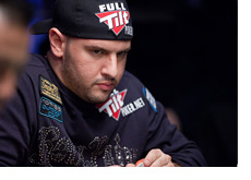 World Series of Poker 2010 - Michael Mizrachi with a Full Tilt hat