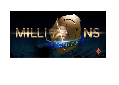 PartyPoker - Millions Online - Event logo - Black on white.