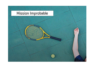 A poker pro embarks on a mission against a tennis pro.  The result?