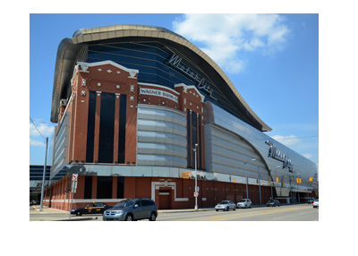 Motor City Casino - Detroit - Daylight photo taken from the outside.