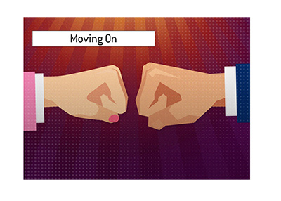 The two parties have agreed to a settlement.  Social distancing pump illustrated.