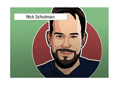 The new addition to the Poker Hall of Fame - Nick Shulman - Illustration / drawing.