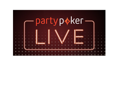 Party Poker Live - Logo / signage - Year is 2017.