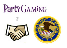 department of justice and party gaming close to a deal? - partygaming