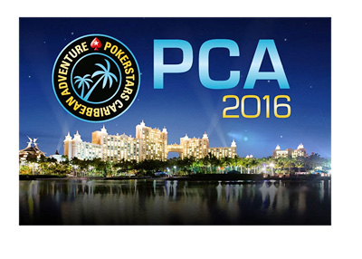 Pokerstars Caribbean Adventure - PCA 2016 - Logo on top of Vegas lights image