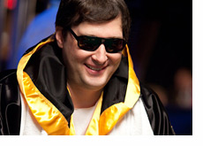 Phil Hellmuth in the UB MMA Gear at the WSOP 2010