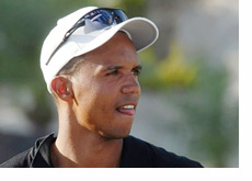 Phil Ivey at the golf course