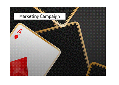 A marketing campaign for a new poker site is in full swing.