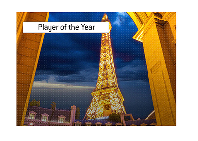 Paris Hotel, Las Vegas. Home of the 2022 World Series of Poker.