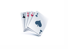 Poker Cards drawn in vector format