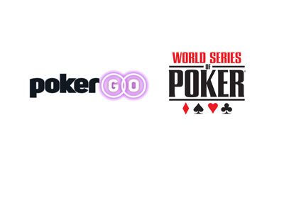 PokerGO and WSOP (World Series of Poker) logos.  Year is 2018.