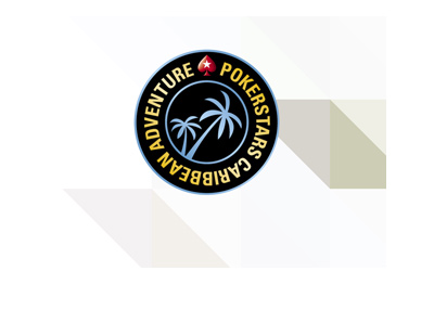 Pokerstars Caribbean Adventure - Logo on stylized background.