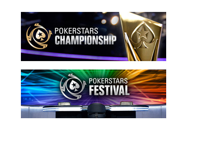 The Pokerstars Championship and Pokerstars Festival - New branding / logos / events - Year 2016