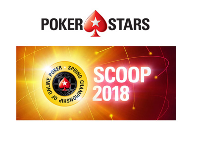 Pokerstars Spring Championship of Online Poker - SCOOP - 2018 edition - Promo graphic.