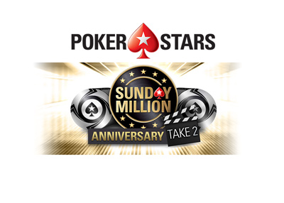 Year is 2018 - Pokerstars - Sunday Million Anniversary - Take 2 - Promotion.