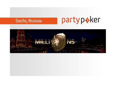 Party Poker - Millions - 2018 - Sochi, Russia - Tournament imagery.