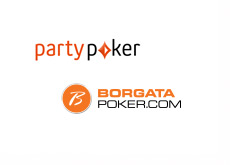 Party Poker and Borgata Poker logos