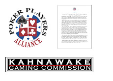 poker players alliance - kahnawake gaming commission - statements