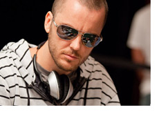 Prehlad Friedman - Reflective sunglasses and headphones - Shot taken at the WSOP 2010