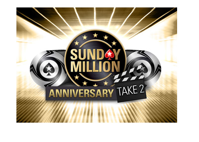 Pokerstars Sunday Millions Anniversary - Take 2 - Tournament logo / graphic - April 22, 2018.