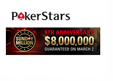 Pokerstars Sunday Million - 8th Anniversary - 8 Million