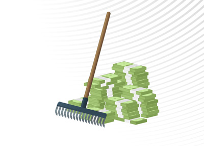 The biggest online poker room in the world continues to rake in the profits. Illustration.
