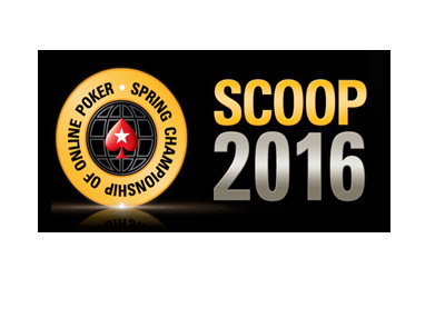 Pokerstars Spring Championship of Online Poker - SCOOP 2016 logo - Black background