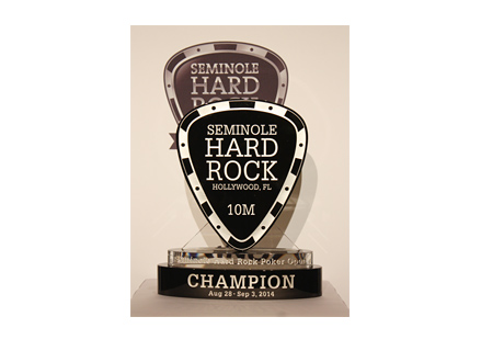 Seminole Hard Rock Poker Open - Tournament Trophy - 2014
