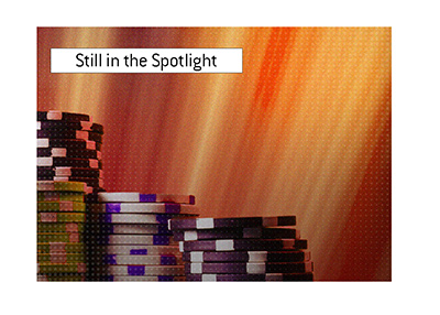 An old poker pro is still grabbing the headlines. Still in the spotlight.