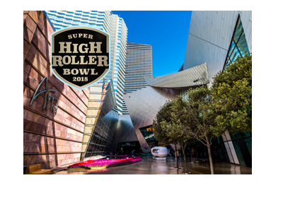 The Super High Roller Bowl at the Aria Casino in Las Vegas, Nevada.  Year is 2018.