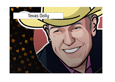 Doyle Brunson aka Texas Dolly - Profile drawing.