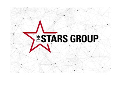 The Stars Group logo with a constelation like background.