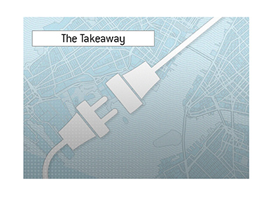 There was a software glitch in the New Jersey market. The state got unplugged.